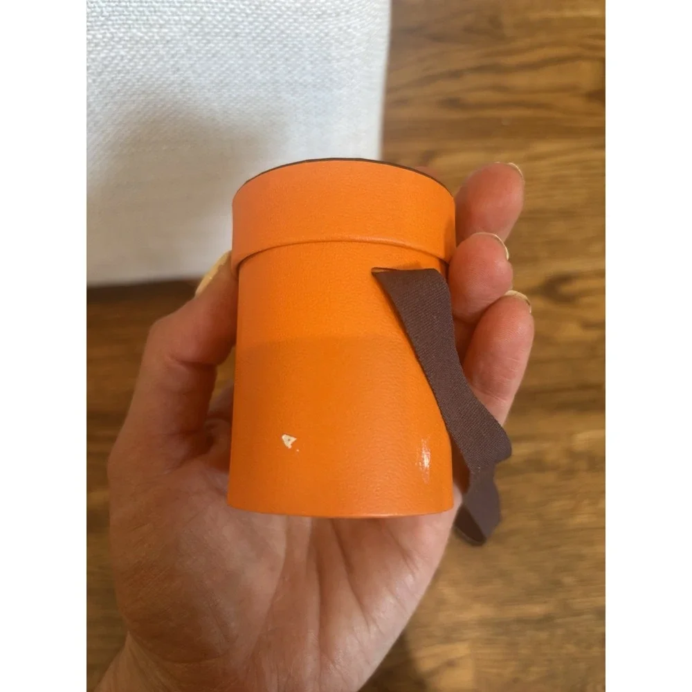 Hermes Authentic Empty Twilly Orange Box
